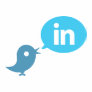 Twitter + LinkedIn Business Networking Collar Shirt via Twinked.in TwinkedIn