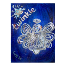 Twinkle Angel Art Print Poster