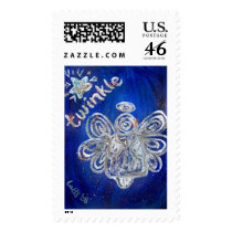 Twinkle Angel Postage Stamp