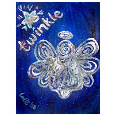 Twinkle Angel Tee Shirt by donnabellasangels