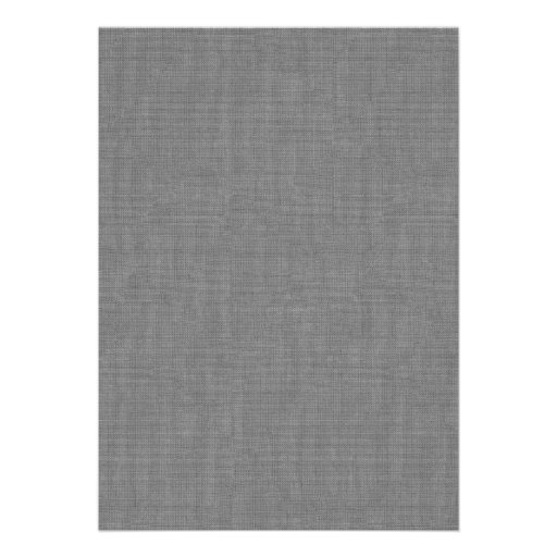 Twinkle Lights on Gray Burlap Wedding Invitation