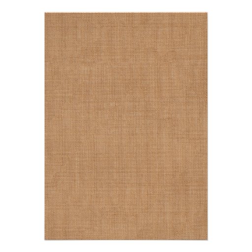 Twinkle Lights Wedding Invitation on Burlap