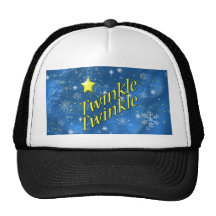 Twinkle Snowflake Mesh Hat