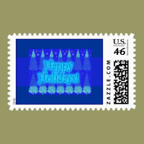 Twinkle Trees! postage