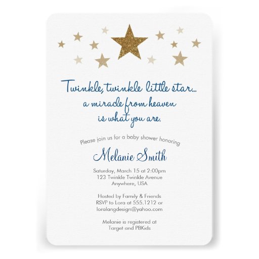 baby shower invitation wording twinkle twinkle little star