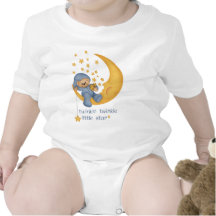 Twinkle Twinkle Little Star (blue) Infant T Shirts