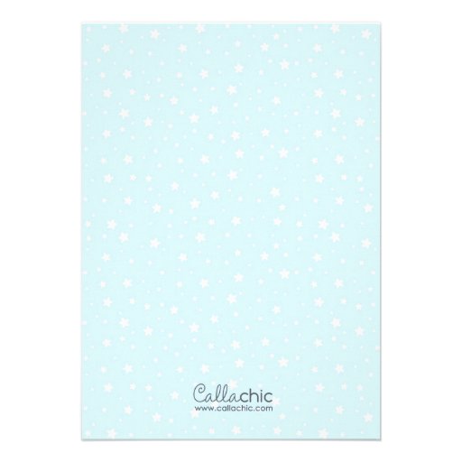 Twinkle Twinkle Little Star Invitation - with Moon