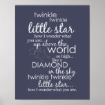 Twinkle Twinkle Little Star Print