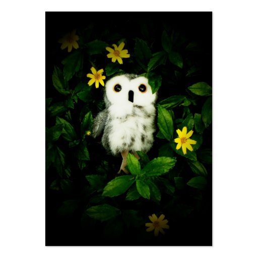Twinkle Twinkle Little Stars Owl Namecard Business Card Templates (back side)