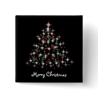 TwinkleTree Candycane and Ribbon button