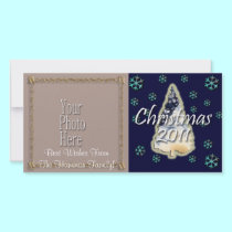 Twinkling Christmas Tree Photo Card photo cards