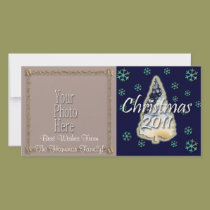 Twinkling Christmas Tree Photo Card photo cards