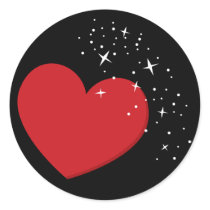 Twinkling Heart Envelope Seal