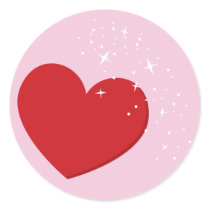 Twinkling Heart Envelope Seal