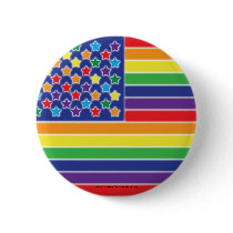 Twinkly Rainbow Flag Button