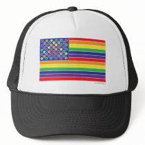 Twinkly Rainbow Flag Hat