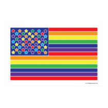 Twinkly Rainbow Flag Poster posters