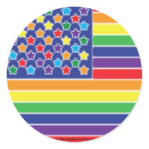 Twinkly Rainbow Flag Stickers