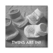 TWINS ARE IN! magnets