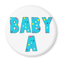 Twins Baby A Brights magnets