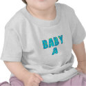 Twins Baby A Brights t-shirts