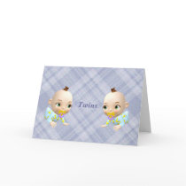 Twins Baby Announcement cards by Terikia Twins Baby Announcement cards