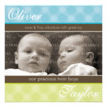 TWINS BABY ANNOUNCEMENT :: harmony 3SQ