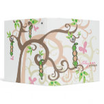 Twins Baby Girls Peas in a Pod Pregnancy Journal 3 Ring Binders