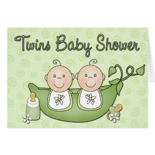 Twins Baby Shower invitation Zazzle