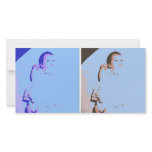 Twins Baby Shower Photo Card Template
