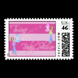 Twins Baby Shower Stamps