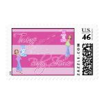 Twins Baby Shower Stamps