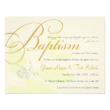 Twins Baptism Invitation