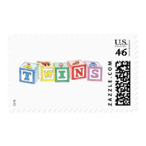 Twins Blocks Graphic postage by Scrappintwins Twins Blocks Graphic postage