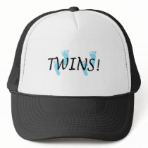 Twins (Blue Footprints) Mesh Hat