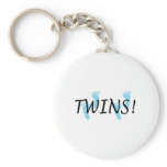Twins (Blue Footprints) Key Chain