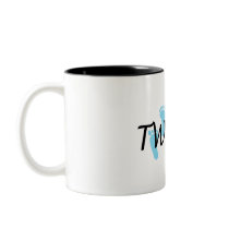 Twins (Blue Footprints) Mugs