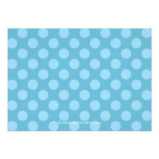 Twins Boys Umbrella Baby Shower Invitation Blue