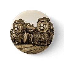 "Twins"  CN Railroad  Locomotives 3461 and 3501 Pinback Button