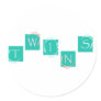 Twins cubes stickers
