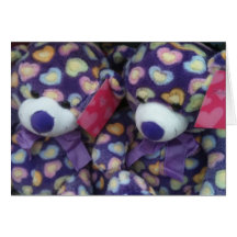 "TWINS" DOUBLE THE FUN, LOVE/KISSES GREETING CARD