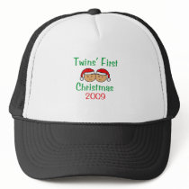 Twins First Christmas Trucker Hat