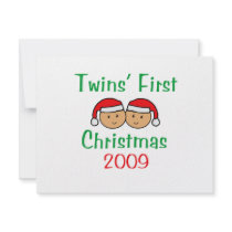 Twins First Christmas invitations by Scrappintwins Twins First Christmas invitations