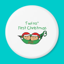Twins First Christmas magnets