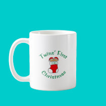 Twins First Christmas mugs
