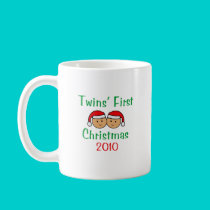Twins First Christmas mugs