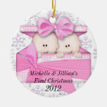 Twins First Christmas Ornament