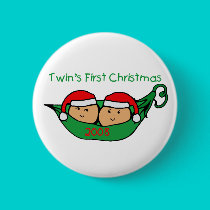 Twins First Christmas - Pod 2008 buttons by Scrappintwins Twins First Christmas - Pod 2008 buttons