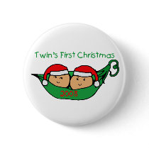 Twins First Christmas - Pod 2008 buttons by Scrappintwins Twins First Christmas - Pod 2008 buttons