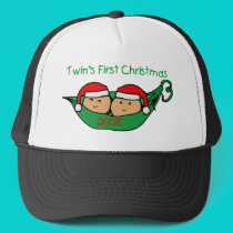 Twins First Christmas - Pod 2008 hats